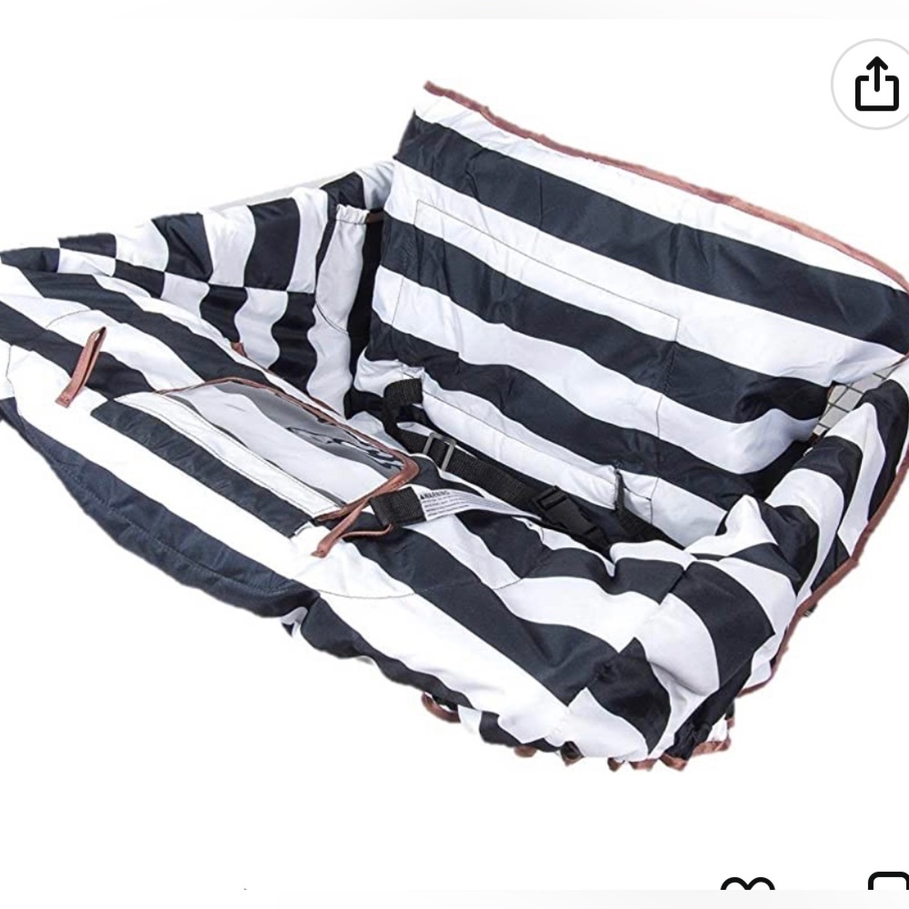 Lumiere 2-in-1 shopping cart & high chair cover